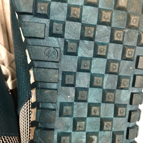 SHOENS‎ CANVAS ULTRALIGHT SNEAKERS Teal White EUC Size 46/12 - Picture 6 of 6